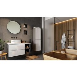 Set de mobila Stolkar Malaga (White Gloss/Grey Graphite) Thumb