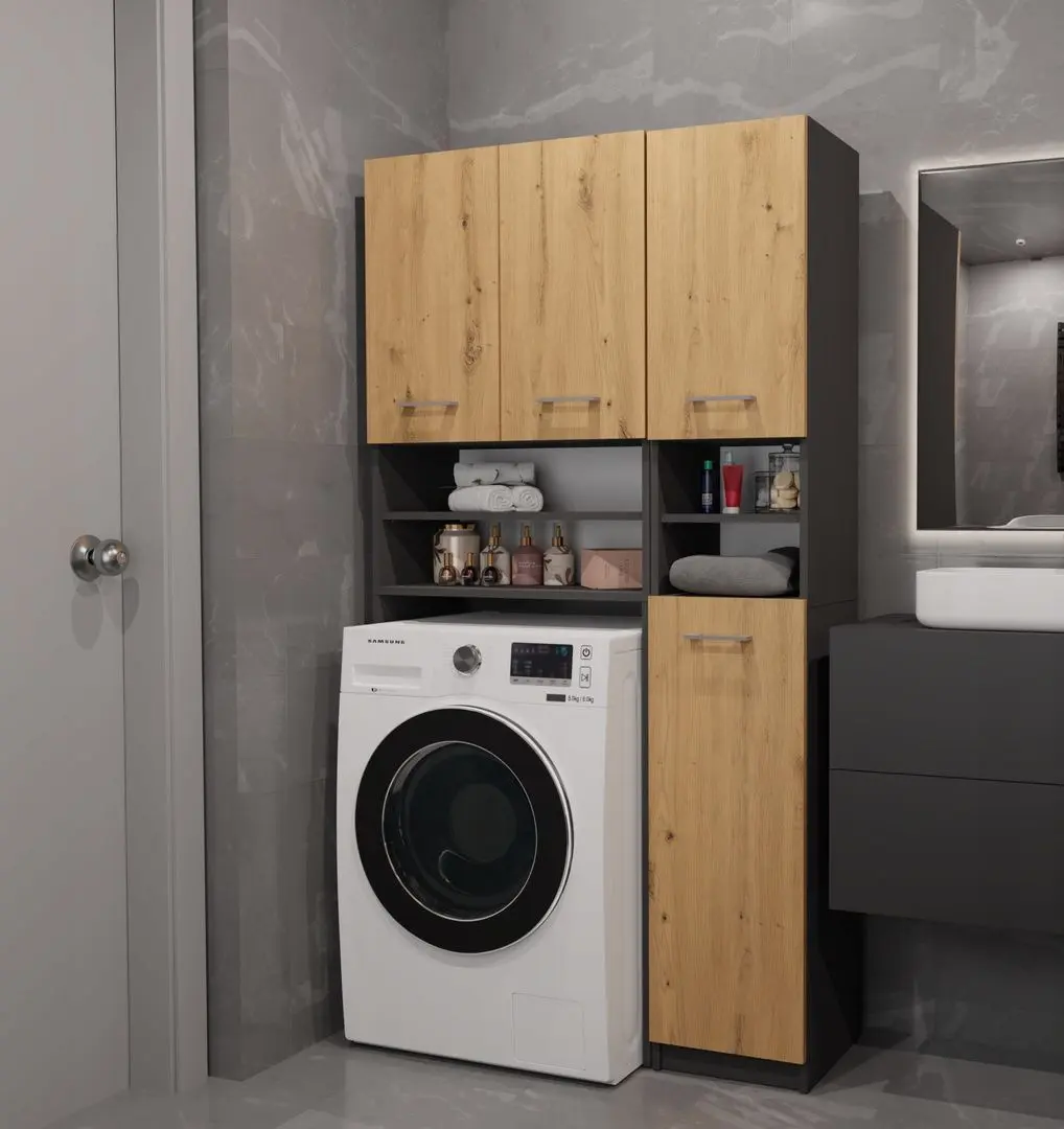 Комплект мебели TopEshop Marpol (Anthracite/Artisan Oak)