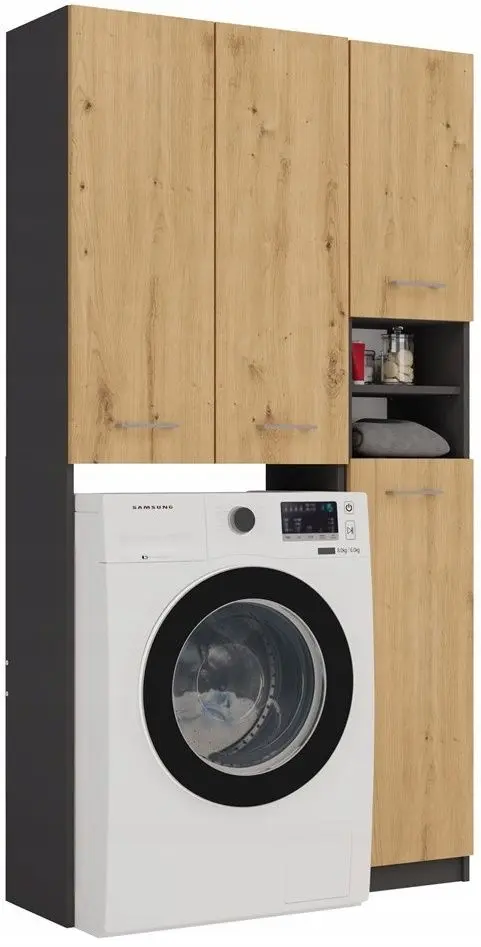 Set de mobila TopEshop Marpol DD (Anthracite/Artisan Oak)