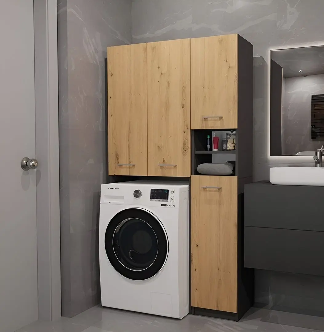 Set de mobila TopEshop Marpol DD (Anthracite/Artisan Oak)