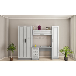 Детская стенка Bafimob Илюша-ФY 2.4м (Grey/Stone Oak)