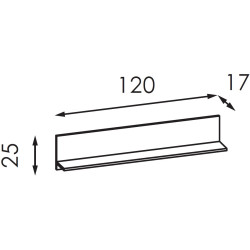 Mobila pentru copii Modern Komfi 1 (Brandy Castello Oak/Craft Oak White) Thumb