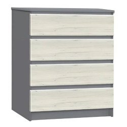 Mobila pentru copii Modern Komfi 1 (Slate Gray/Craft Oak White) Thumb