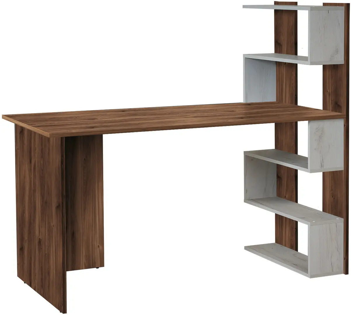 Mobila pentru copii Modern Komfi 2 90x200 + Komfi 75cm + Komfi 1 142cm (Brandy Castello Oak/Craft Oak White) - 4