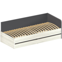 Mobila pentru copii Modern Komfi 2 90x200 + Komfi 75cm + Komfi 1 142cm (Slate Gray/Craft Oak White) Thumb