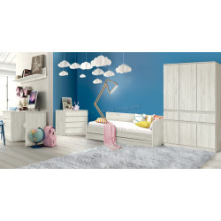 Mobila pentru copii Modern Komfi 3 (Craft Oak White)
