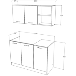 Set de bucatarie cu electrocasnice Compact 2 Thumb