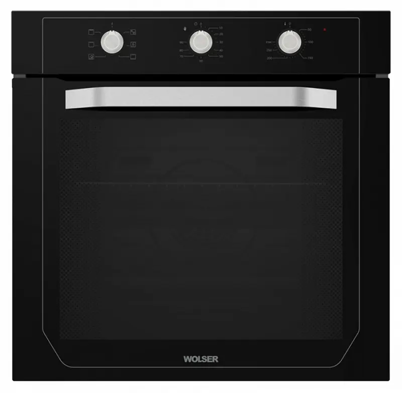 Set de bucatarie cu electrocasnice Samanta Exclusive 1 2.4m White/White Craft Oak + Wolser WL-AM 672 Black + WL-F 6400 EN Black + Tornado Solano 860 (60) IX LED Inox