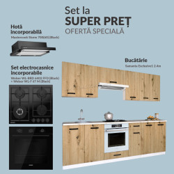 Set de bucatarie cu electrocasnice Samanta Exclusive1 2.4m Full Pack 2