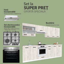 Set de bucatarie cu electrocasnice Samanta Exclusive1 2.6m Full Pack 1