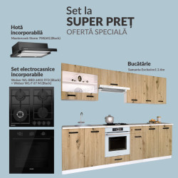 Set de bucatarie cu electrocasnice Samanta Exclusive1 2.6m Full Pack 2