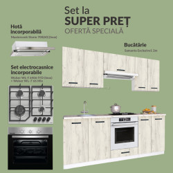 Set de bucatarie cu electrocasnice Samanta Exclusive1 2m Full Pack 1