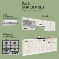 Set de bucatarie cu electrocasnice Samanta Exclusive2 2.2m Base Pack 1
