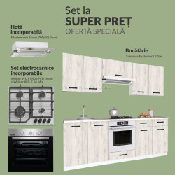 Set de bucatarie cu electrocasnice Samanta Exclusive3 2.2m Full Pack 1