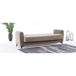 Set mobila ASM Maze II WWT MZ2 31 White Matt/Wotan Oak + Fabulous Delhi 3-locuri 06-003 Cappuccino + Halmar Aura White Thumb