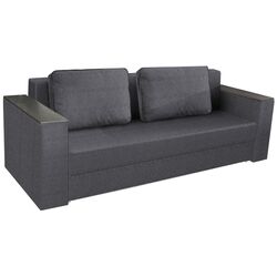 Set mobila Bratex Carrera 180 White/White Gloss + Modern Soft Alaska 10 Dark Gray + Halmar Azzura-S Natural/Gray Thumb