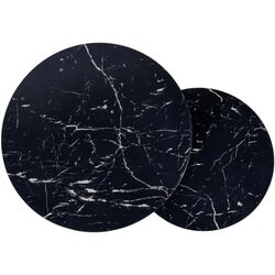 Set mobila Bratex D180 Black/Black Graphite + Space Meble Astra Cosmic 100 Black + Signal Amaro Black Marble/Black Thumb