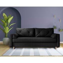 Set mobila Bratex D180 Black/Black Graphite + Space Meble Astra Cosmic 100 Black + Signal Amaro Black Marble/Black Thumb