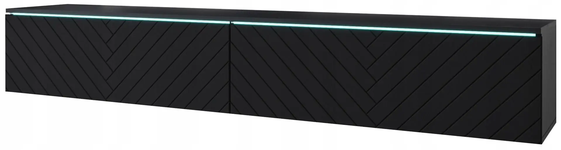 Set mobila Bratex D180 Black/Black Graphite + Space Meble Astra Cosmic 100 Black + Signal Amaro Black Marble/Black