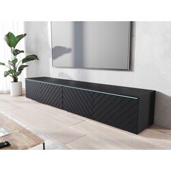 Set mobila Bratex D180 Black/Black Graphite + Space Meble Astra Cosmic 100 Black + Signal Amaro Black Marble/Black Thumb