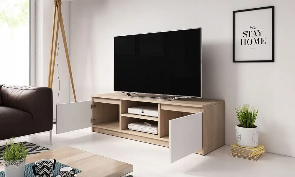 Комплект мебели Bratex Dingo 120 Sonoma Oak/White + Fabulous Suny 02-100 Beige Light + Halmar Sardinia Transparent