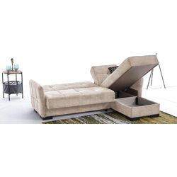 Комплект мебели Bratex Dingo 120 Sonoma Oak/White + Fabulous Suny 02-100 Beige Light + Halmar Sardinia Transparent Thumb