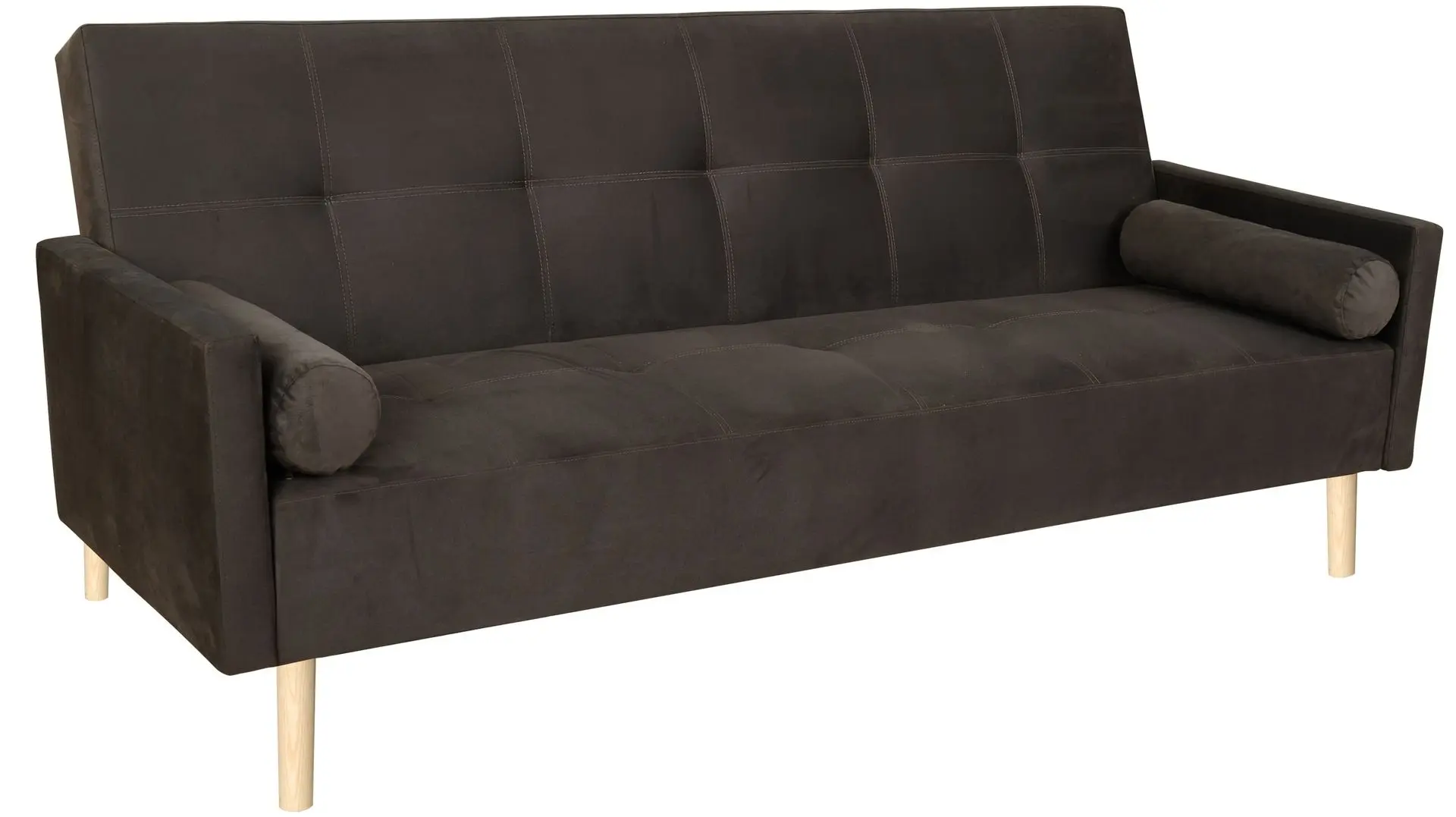 Set mobila Bratex Lowboard A 100 Wotan Oak/Black Gloss + Modern Aqua Alaska Wild Mustang Dark Brown + Prosperplast Clubo Anthracite