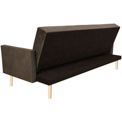 Set mobila Bratex Lowboard A 100 Wotan Oak/Black Gloss + Modern Aqua Alaska Wild Mustang Dark Brown + Prosperplast Clubo Anthracite Thumb