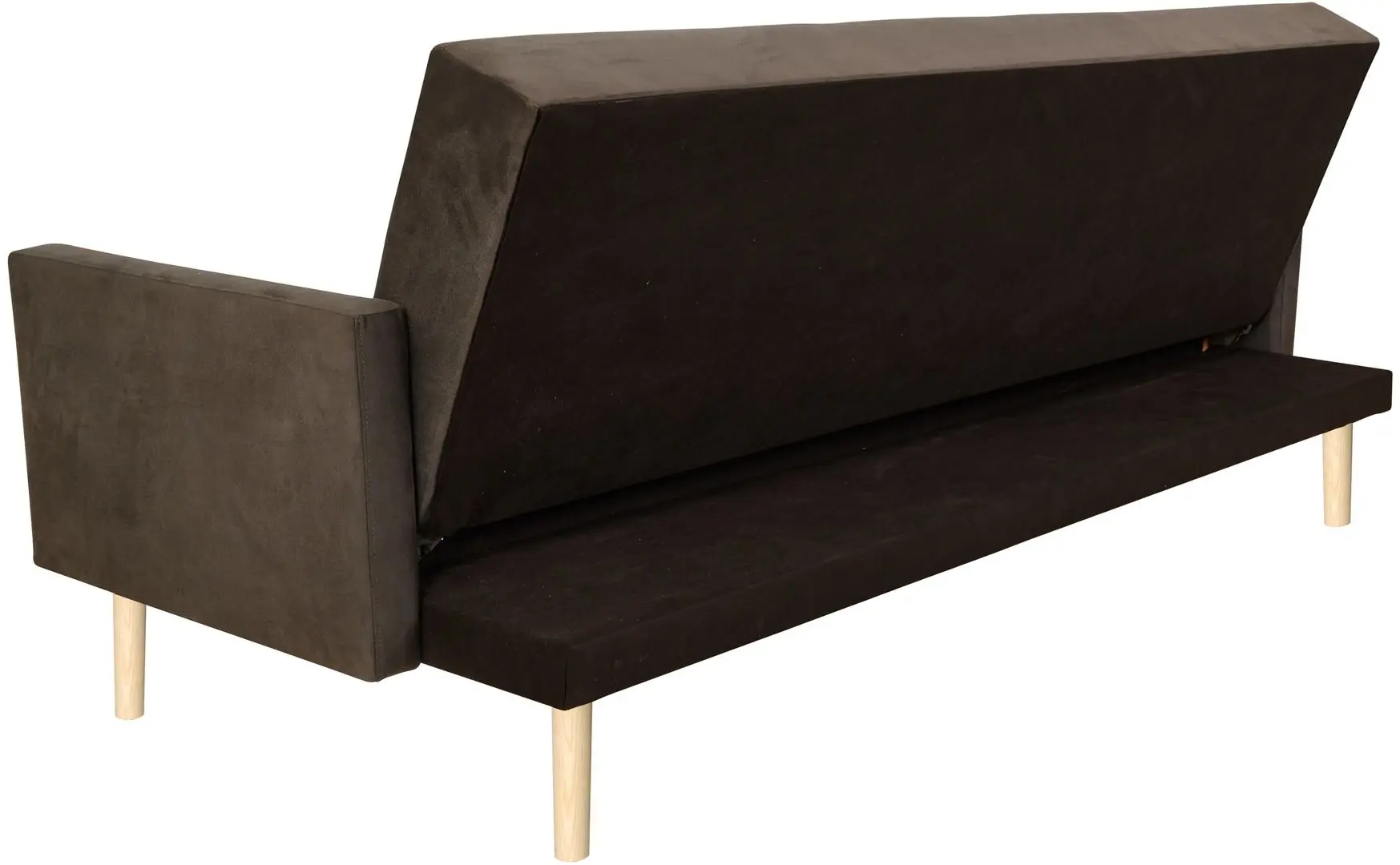 Set mobila Bratex Lowboard A 100 Wotan Oak/Black Gloss + Modern Aqua Alaska Wild Mustang Dark Brown + Prosperplast Clubo Anthracite