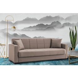 Комплект мебели Helvetia Cross 3D3S Congo/Black + Fabulous Marbella 3-местный 06-002 Brown Light + Halmar Canaria Transparent Thumb