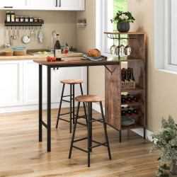 Set masa scaune Costway JV10669CF (Dark Brown) Thumb