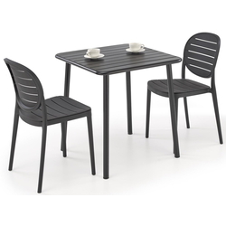 Set mobilier pentru terasa Halmar Bosco 70x70 + K529 1+2 (Black) Thumb