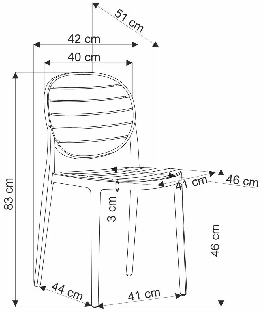 Set mobilier pentru terasa Halmar Bosco 70x70 + K529 1+2 (White)