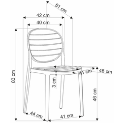 Set mobilier pentru terasa Halmar Bosco + K529 1+2 (Black) Thumb