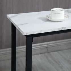 Set mobilier de bar Homcom 835-943V01WT (White/Black) Thumb