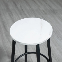 Set mobilier de bar Homcom 835-943V01WT (White/Black) Thumb