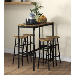 Set mobilier de bar Homcom 83A-048V81RB (Rustic Brown) Thumb