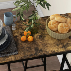 Set mobilier de bar Homcom 83A-048V81RB (Rustic Brown) Thumb