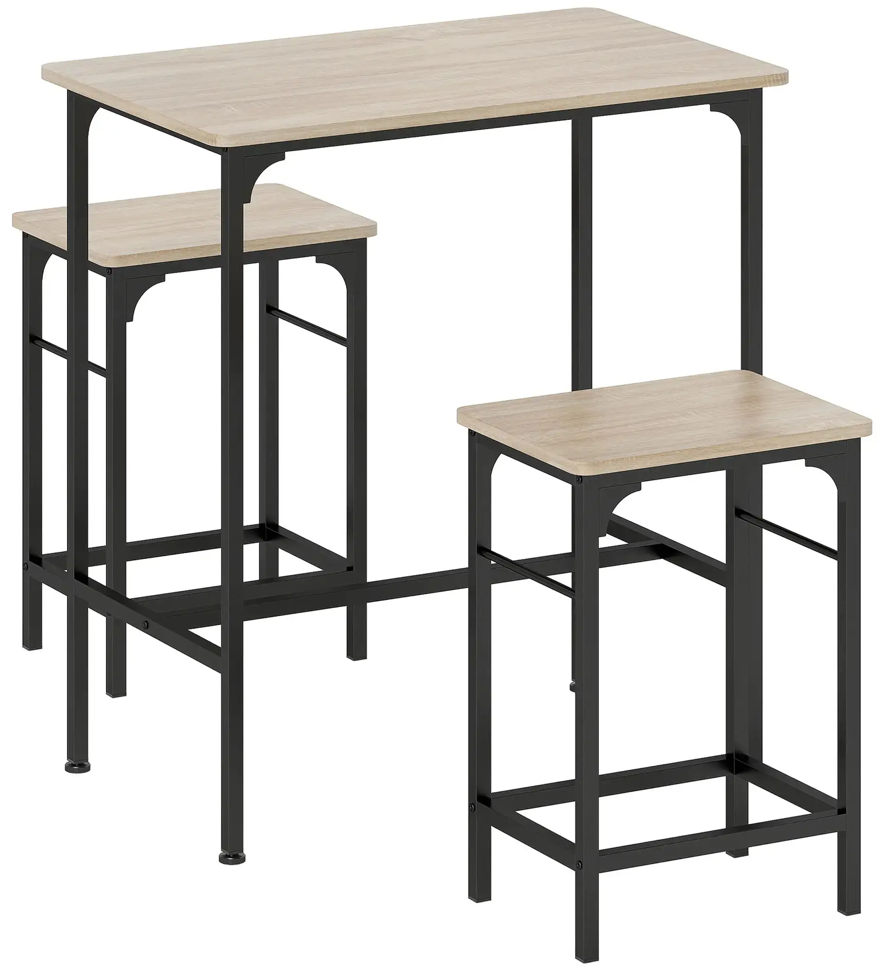 Комплект барной мебели Homcom 83A-265V00ND (Natural/Black) - 2