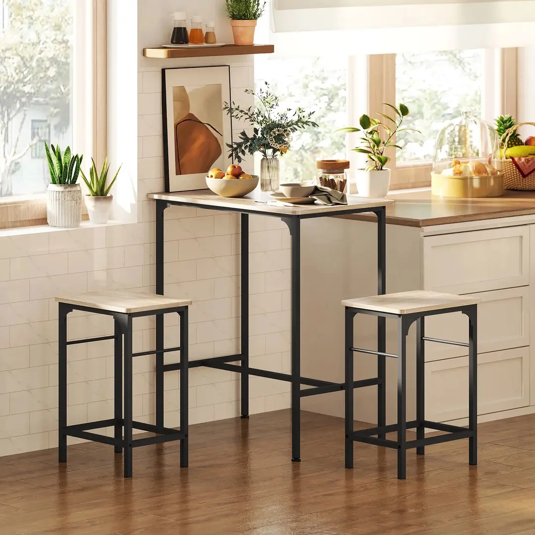 Комплект барной мебели Homcom 83A-265V00ND (Natural/Black)