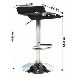 Set mobilier pentru bar Tempo Kondela Brany 2 New + Laria New 1+2 (Black) Thumb