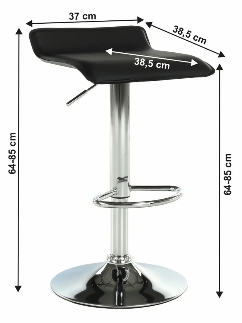 Set mobilier pentru bar Tempo Kondela Brany 2 New + Laria New 1+2 (Black)