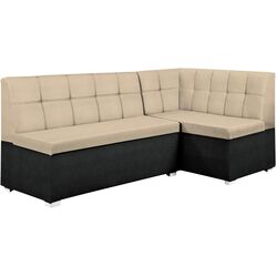 Set mobila pentru bucatarie Akord Lima 1.8m Sonoma Oak + Modern Tennessee 90x160 Sonoma Oak + Como 2207/2230 Right /Beige/Black Thumb