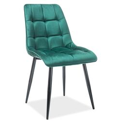 Set mobila pentru bucatarie Akord Oliwia 2.4m White + Prospero Meva White Gloss/Black Gloss + Signal Chic Velvet Green/Black Thumb