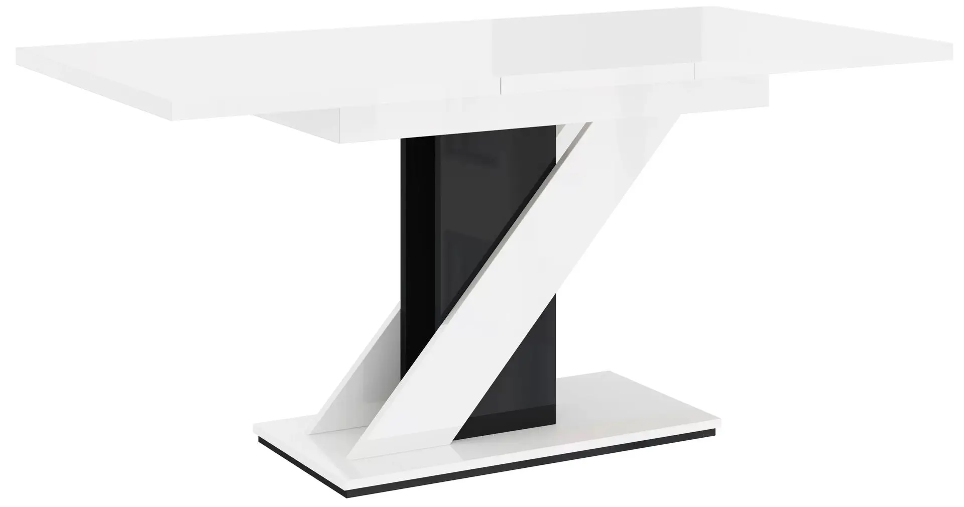 Set mobila pentru bucatarie Akord Oliwia 2.4m White + Prospero Meva White Gloss/Black Gloss + Signal Chic Velvet Green/Black