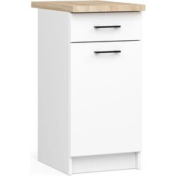 Набор мебели для кухни Akord Oliwia G1 1.8м White + Marcel Prod KC-6 RO White + Jumi Eva SD-972568 White Thumb