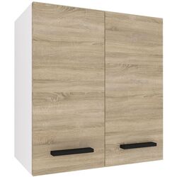 Set mobila pentru bucatarie Belini Tiesto2 TOR TIESTO2/2/WT/DS/0/B1 1.2m Sonoma Oak + TopEshop Madras Artisan Oak + Jumi Eva SD-972575 Black Thumb