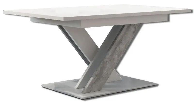 Set mobila pentru bucatarie Haaus Kara 1.8m White/Anthracite + Prospero Bronx White/Stone + Signal Trix B Velvet Black/Gray