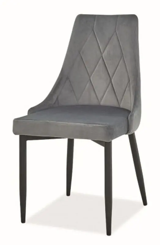 Set mobila pentru bucatarie Haaus Kara 1.8m White/Anthracite + Prospero Bronx White/Stone + Signal Trix B Velvet Black/Gray