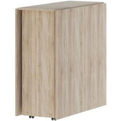 Set mobila pentru bucatarie Haaus Roma 1.6м White/Natural Wood + Haaus Nova Sonoma Oak + Jumi Eva SD-972568 White Thumb